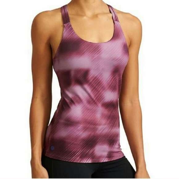 Athleta Alpine Optimism Maroon Tank Top - Picture 1 of 8